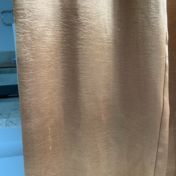 CINQ A SEPT Kylie Satin High-Rise Pants: Cinnamon - Picture 9 of 16